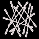 Rayhee cotton swabs double spiral head packaging for easy restocking.