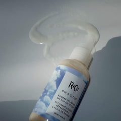 R+Co Baobab Oil-Protein Technology closeup illustrates bond rebuilding for stronger hair structure.