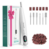 Rcoeuph cordless nail drill kit with LED display for precise speed control during mani-pedi sessions