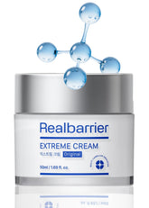 Real Barrier Extreme Cream jar shows rich texture for long lasting hydration and barrier support