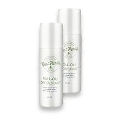 Real Purity roll-on deodorant 2-pack front view for all-day freshness