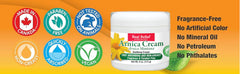 Real Relief Arnica Cream non-greasy-texture supports comfortable massage experiences.