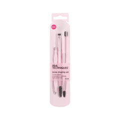 Real Techniques Brow Shaping Set pointed tweezers closeup for hard-to-reach hairs.