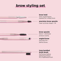 Real Techniques Brow Styling Set 601 brow spoolie close-up for brow prep.