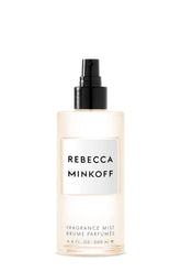 Rebecca Minkoff Body Spray bottle highlights cardamom top notes for bright daytime scent.