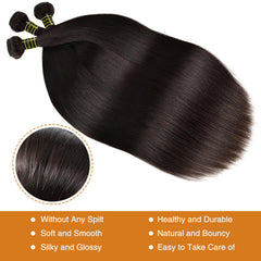 RecifeYa no tangles no lice weft shows smooth, manageable hair with minimal shedding.