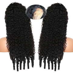 Recomtic Burmese curly wig cap construction with secure fit features
