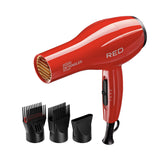 Red by Kiss Detangler Dryer Plus front view shows 2000W power for quick styling.