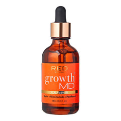Red by Kiss Growth MD bottle pour for quick, lightweight scalp care