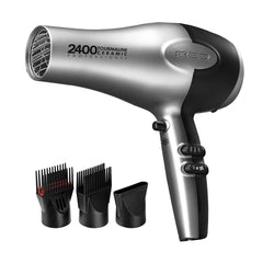 Red by Kiss hair dryer top view shows powerful 2400W performance for faster styling