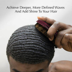 Red by Kiss brush with travel cover protects bristles during travel