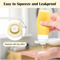 Redfly wide-opening bottles enable easy filling and refilling.