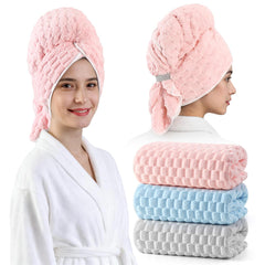 REDKISS microfiber hair towel wrap 24x42 inches for fast, gentle drying