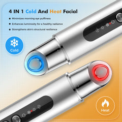 Redlook Depuffing Wand cold-therapy shows cooling effect for puffiness reduction.