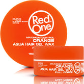 Redone Hair Wax Orange bottle shows ultra-strong hold for all-day style.