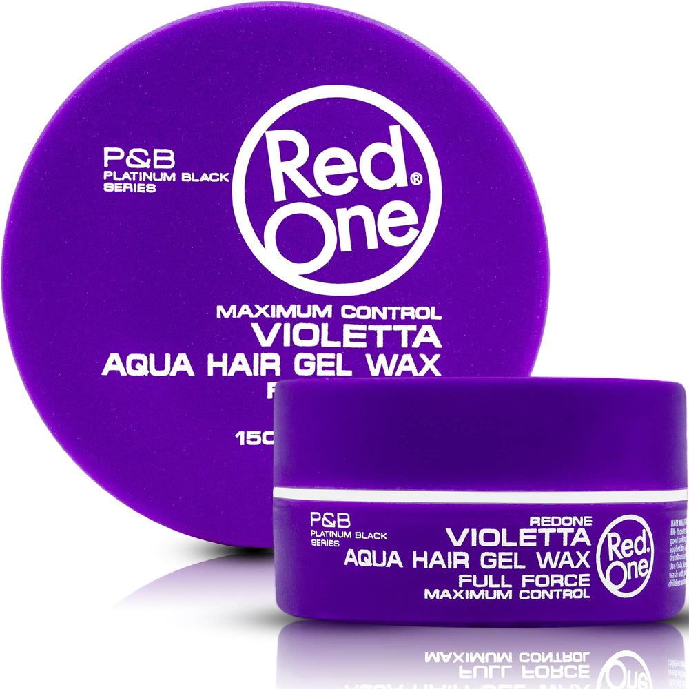 Redone Violetta wax bottle pour shows strong hold and clean removal for all-day style.