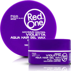 Redone Violetta wax bottle pour shows strong hold and clean removal for all-day style.