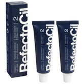 Refectocil Blue Black cream dye tubes for long-lasting color and shine.