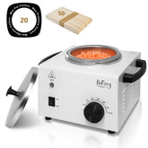 ReFzeg wax warmer 500ml pot in action for professional waxing at home