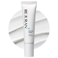 REJURAN Moisture Cream tube close-up highlighting smooth formula for sensitive skin