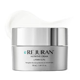 REJURAN Nutritive Cream bottle delivering deep hydration and daily nourishment.