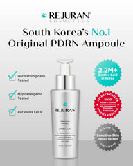 REJURAN Turnover Ampoule being applied to skin for smoother texture