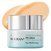 REJURAN Advanced Night Repair Eye Cream bottle for overnight revitalization
