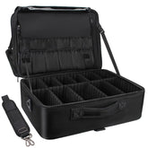 Relavel extra large makeup case top view ideal for organized cosmetics on the go.
