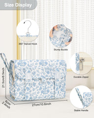 Relavel hanging toiletry bag compartments for cosmetics and toiletries
