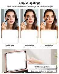 Relavel makeup bag brush slots and stain-resistant PVC-lined bases.