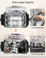 Relavel adjustable dividers customize space for large items and tools