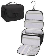 Relavel Toiletry Bag front view showing spacious main compartment for streamlined travel organization
