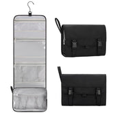 Relavel travel hanging toiletry bag main compartments for organized packing on trips.