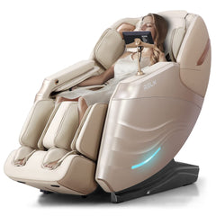 RELX 2025 massage chair full-body view highlighting wide coverage for customizable relief