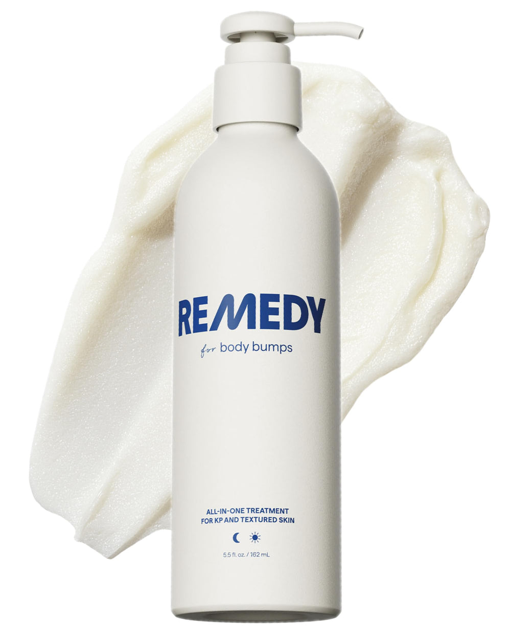 Remedy Science body bumps bottle front demonstrates KP treatment and hydration.