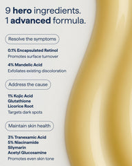 Remedy Science mandelic-acid-swirl visual emphasizes gentle exfoliation for clarity.