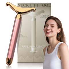 Rena Chris Face Massager Pro metal body design for durable at-home use.