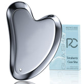Rena Chris Terahertz Gua Sha tool front view for facial massage and glow