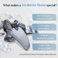 Rena Chris Terahertz Gua Sha tool packaging highlighting gift-ready box