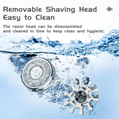 Reodolop Mini Electric Shaver USB-C recharge setup for convenient travel charging.