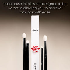 rephr The Core Eye Set detail/pencil brush carves precision lines with clean control.
