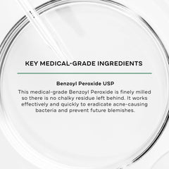 Replenix BP Acne Face Wash hand-wash-application demonstrates cleansing steps.