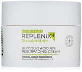 Replenix Glycolic Acid 10% cream bottle-front for daily resurfacing and smoother skin