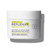 Replenix Glycolix Elite pads packaging closeup for travel-friendly routine