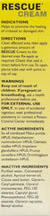RESCUE Cream closeup shows creamy texture ideal for daily use and hydration.