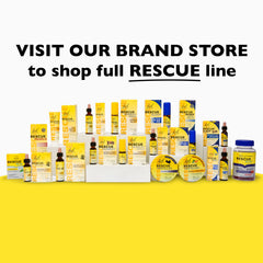 RESCUE Cream tube application—easy, non-greasy moisturizer for hands and face.