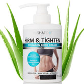 Reshape+ Collagen Cream bottle highlights hydration for dry skin.