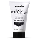 RespLabs CPAP Chap bottle front shows a petroleum-free formula for comfortable wear.