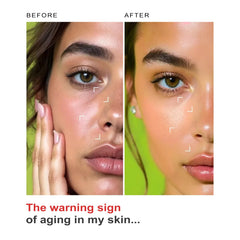 RETINAL SHOT firming skin application — demonstrates even serum application for firmness.