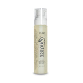 Rev320 320Pure Lustre Argan Oil bottle pump delivers lightweight hydration for all hair types.